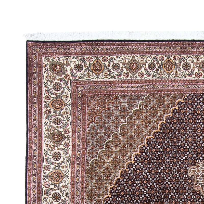 Persisk tæppe - Tabriz - 295 x 200 cm - mørkeblå