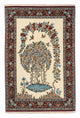 Qom Tæppe 207x133cm - Persisk tæppe