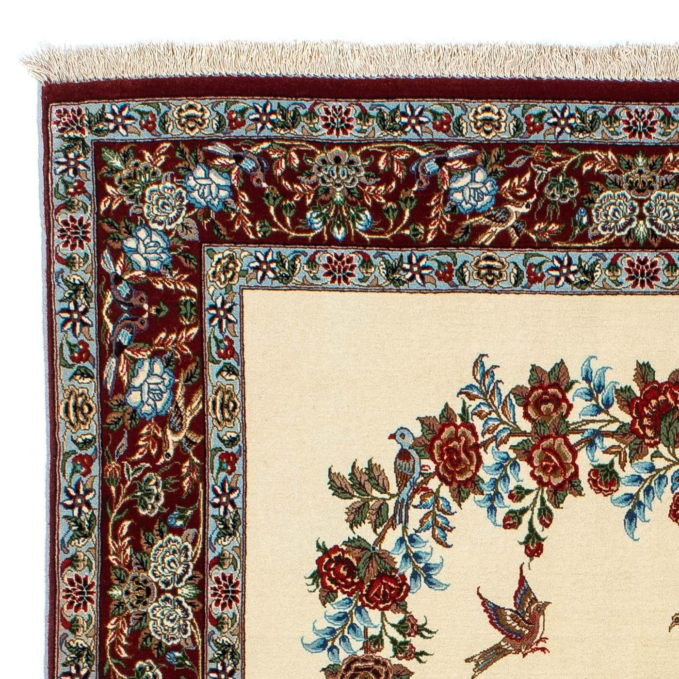 Qom Tæppe 207x133cm - Persisk tæppe