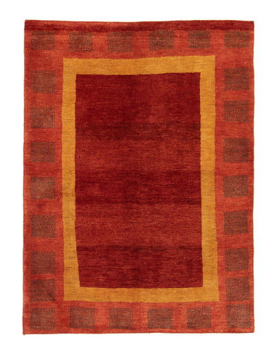 Persisk Gabbeh Tæppe 147x198cm - Perserteppich Wollteppich