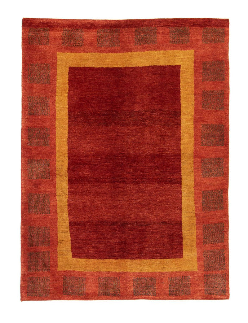 Gabbeh-tæppe - Persisk - 198 x 147 cm - rød