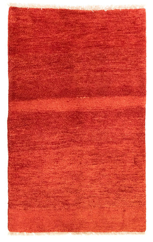 Gabbeh-tæppe - Persisk - 120 x 74 cm - rød