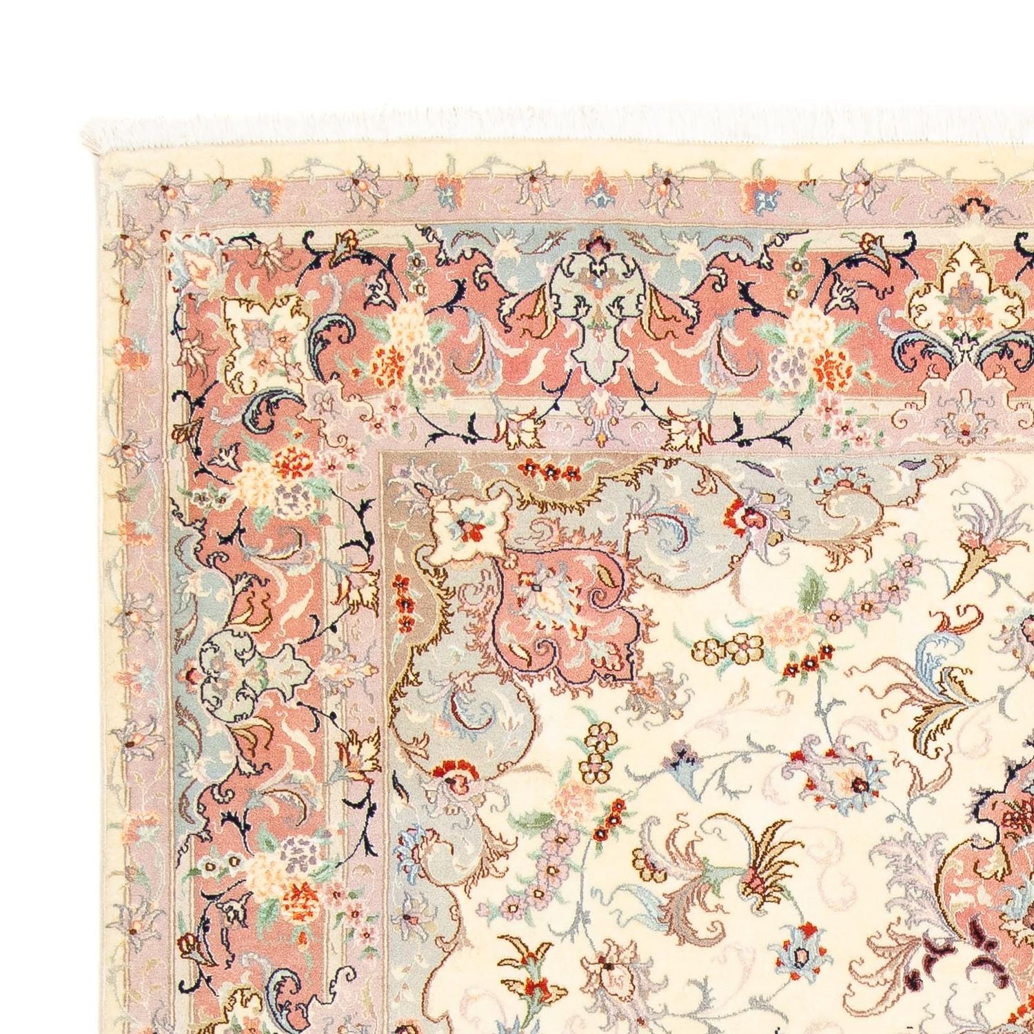 Persisk tæppe - Tabriz - 292 x 195 cm - beige