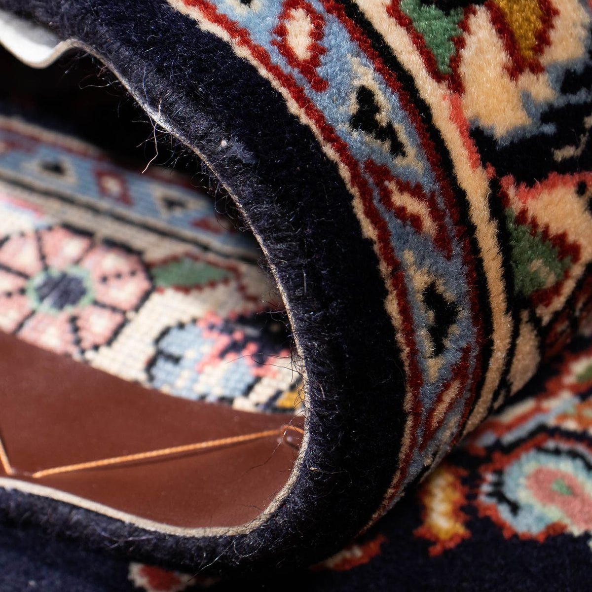 Løber Persisk tæppe - Classic - 212 x 64 cm - mørkeblå