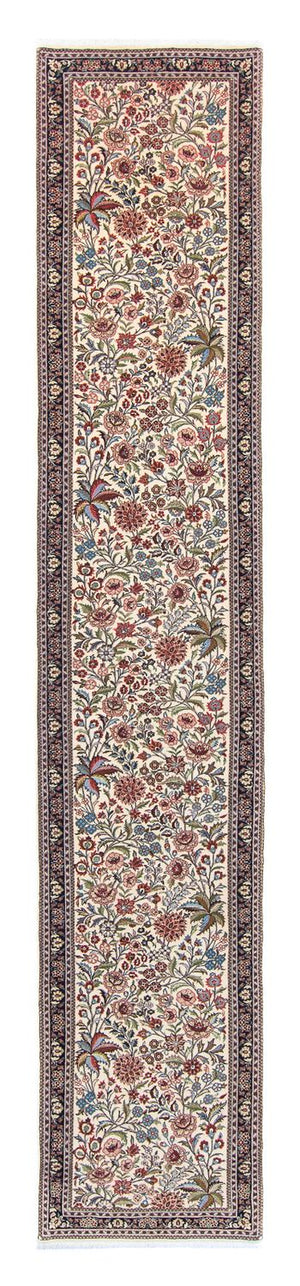 Løber Persisk tæppe - Ghom - 400 x 70 cm - beige