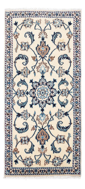 Persisk tæppe - Nain - 135 x 67 cm - beige