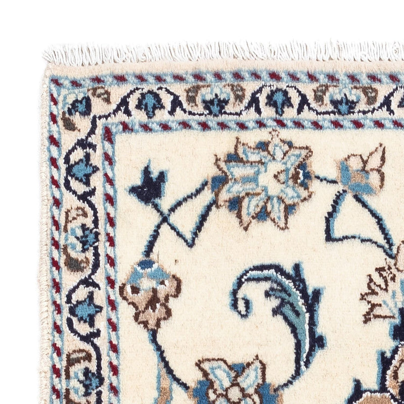 Persisk tæppe - Nain - 135 x 67 cm - beige
