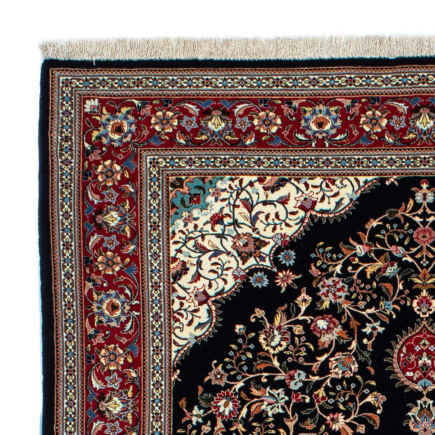 Qom Tæppe 210x140cm - Persisk tæppe