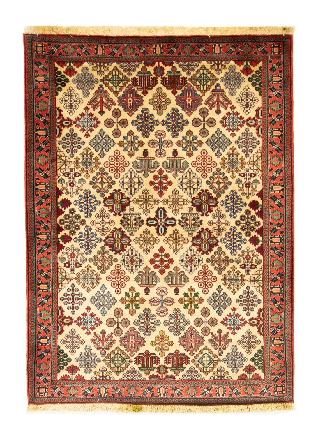 Persisk tæppe - Nomadisk - 159 x 120 cm - beige