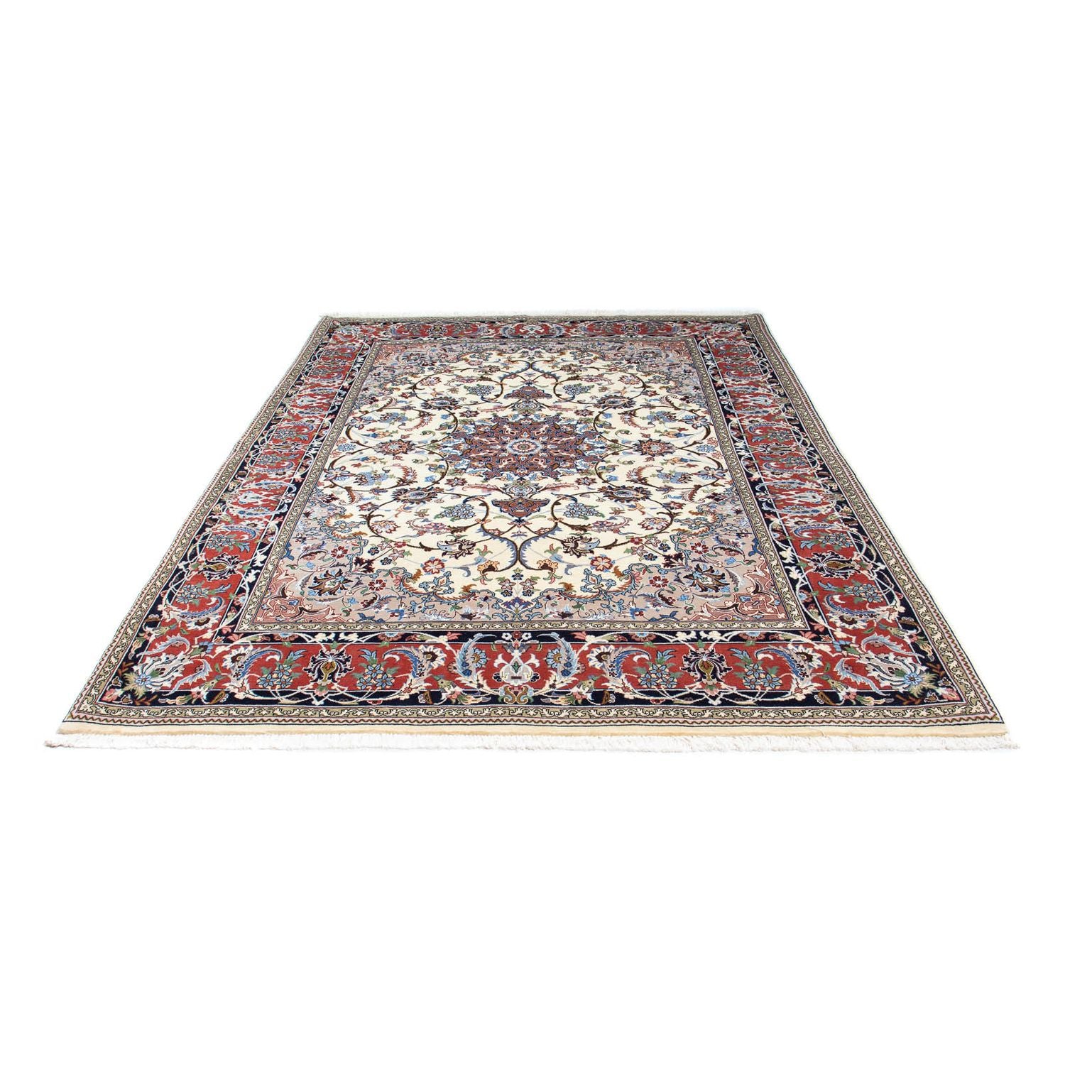 Persisk tæppe - Ghom - 253 x 180 cm - beige