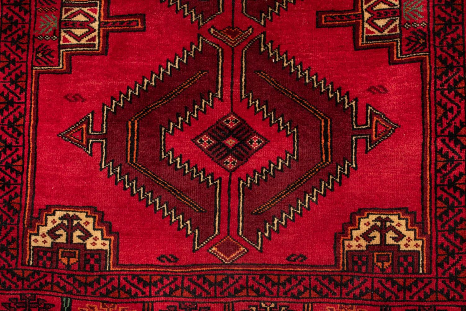 Baluch-tæppe - 217 x 128 cm - flerfarvet