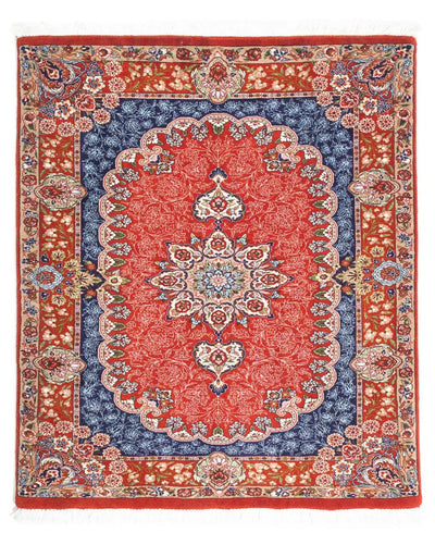 Qom Tæppe 93x111cm - Persisk tæppe