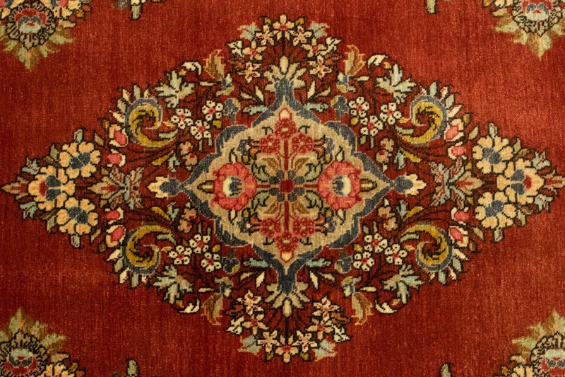 Persisk tæppe - Ghom - 144 x 100 cm - rust