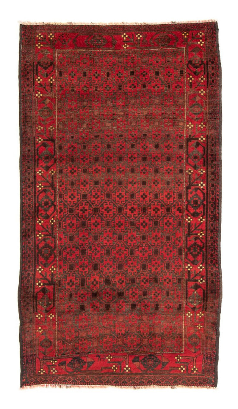 Løber Baluch-tæppe - 195 x 108 cm - rød