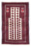 Baluch-tæppe - 136 x 89 cm - rød