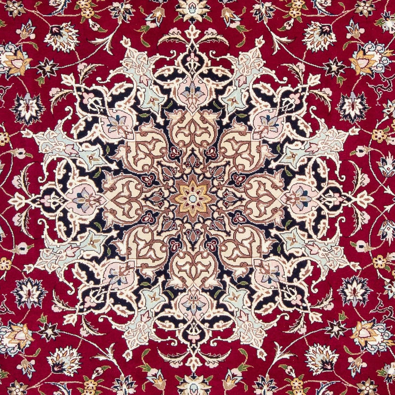 Persisk tæppe - Tabriz - Royal - 292 x 204 cm - mørkerød