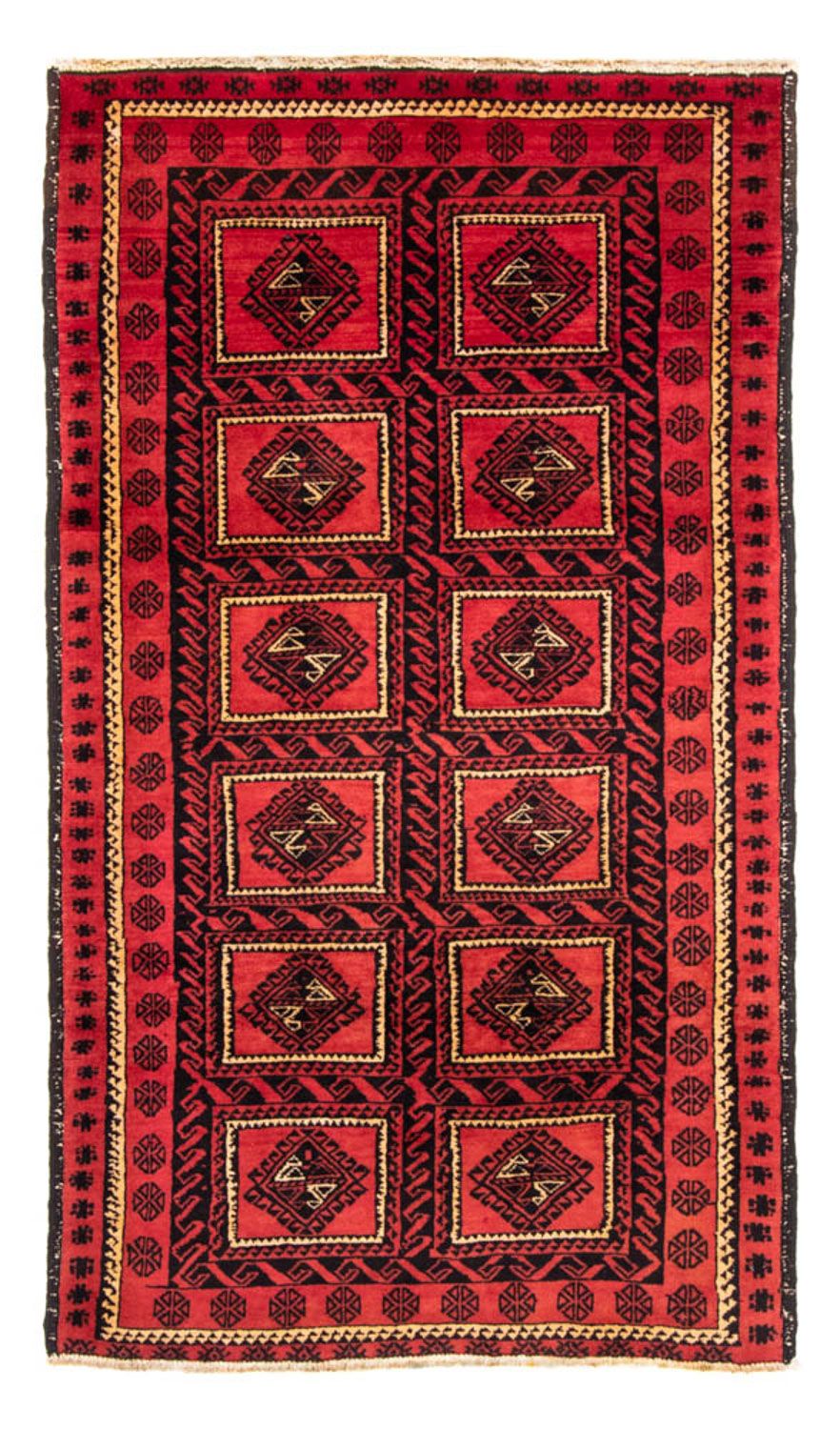 Løber Baluch-tæppe - 198 x 110 cm - rød