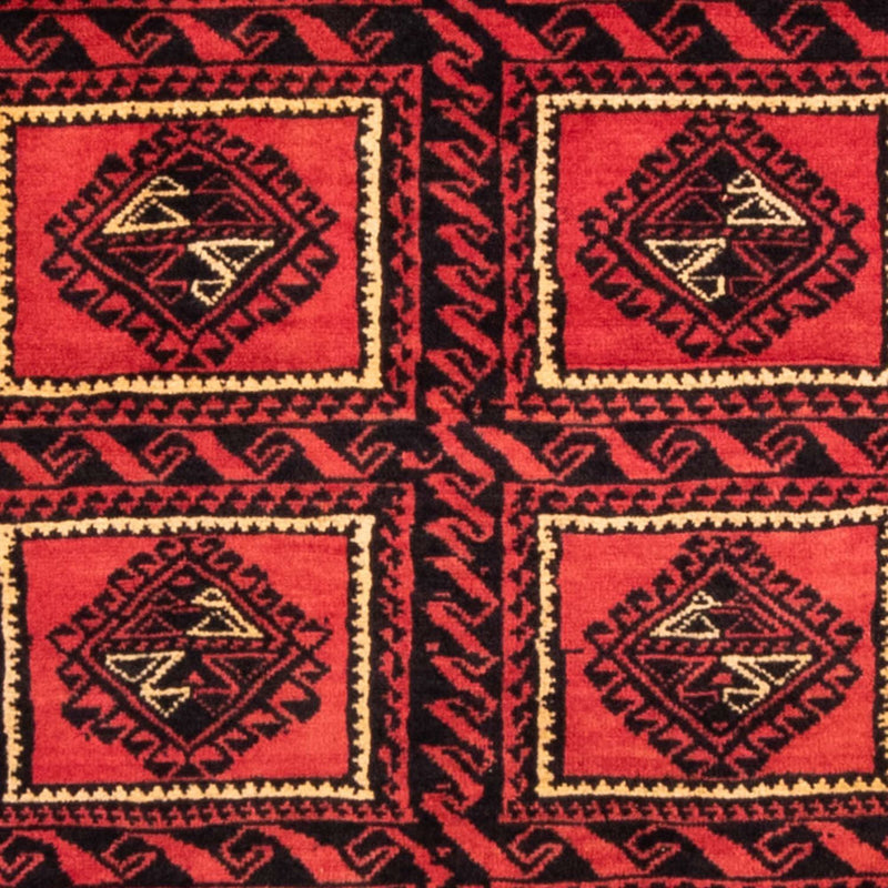 Løber Baluch-tæppe - 198 x 110 cm - rød