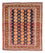 Baluch-tæppe firkantet  - 174 x 139 cm - mørkeblå