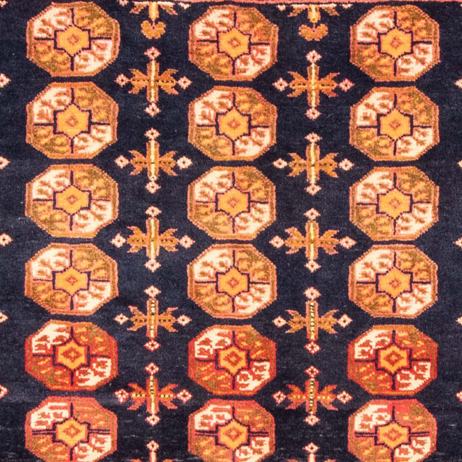 Baluch-tæppe firkantet  - 174 x 139 cm - mørkeblå