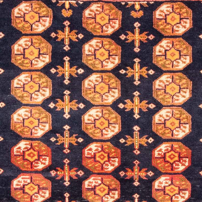 Baluch-tæppe firkantet  - 174 x 139 cm - mørkeblå