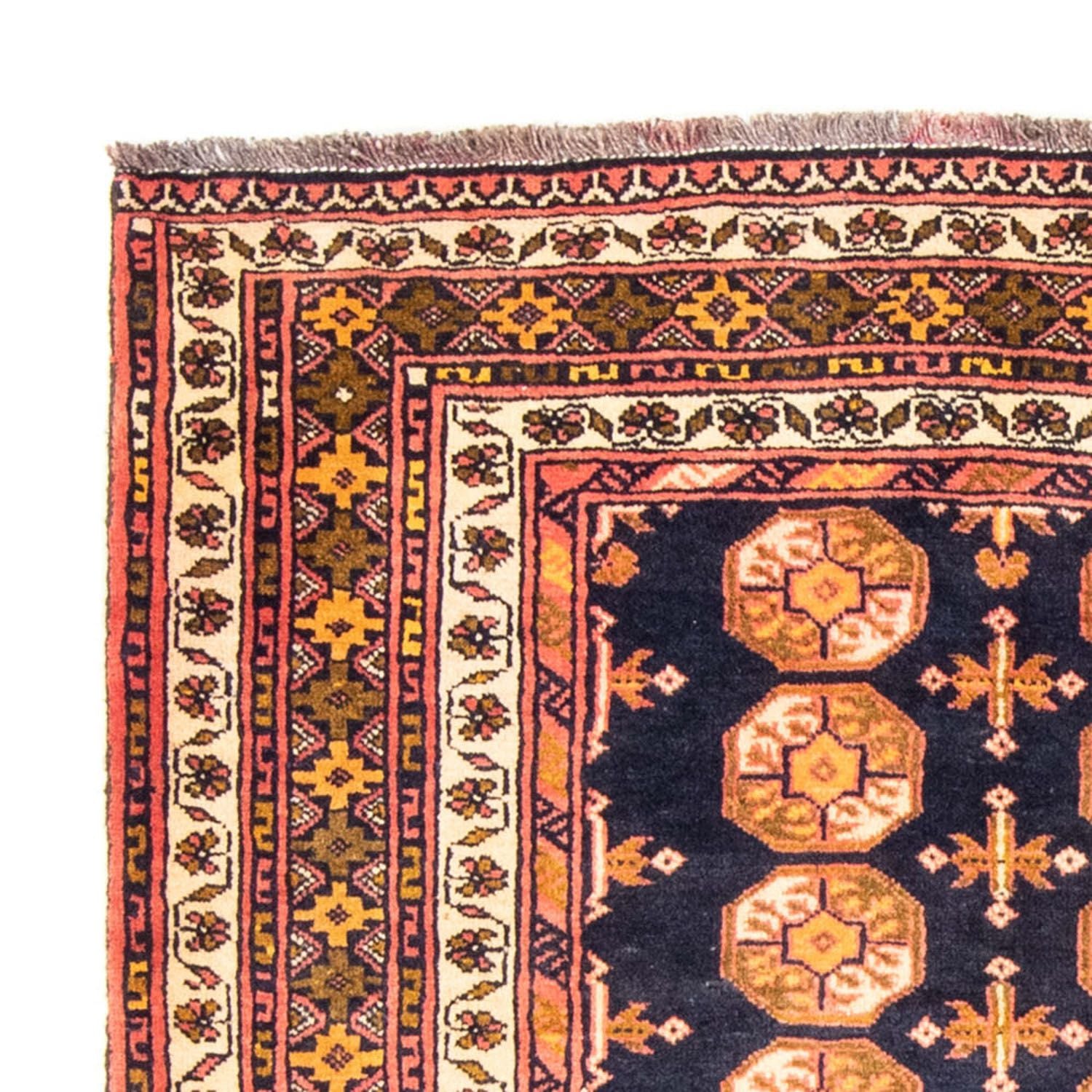 Baluch-tæppe firkantet  - 174 x 139 cm - mørkeblå