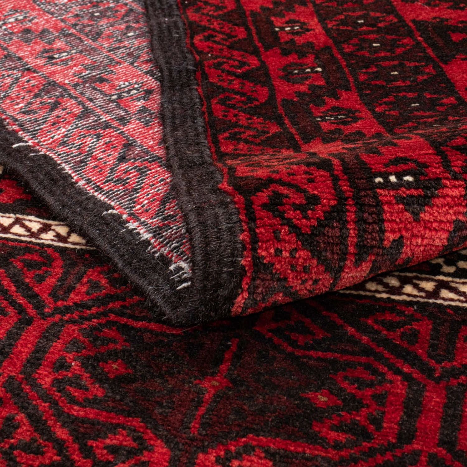 Løber Baluch-tæppe - 222 x 112 cm - rød