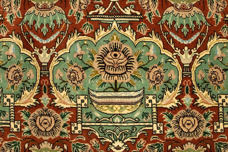 Persisk tæppe - Ghom - 160 x 112 cm - rust