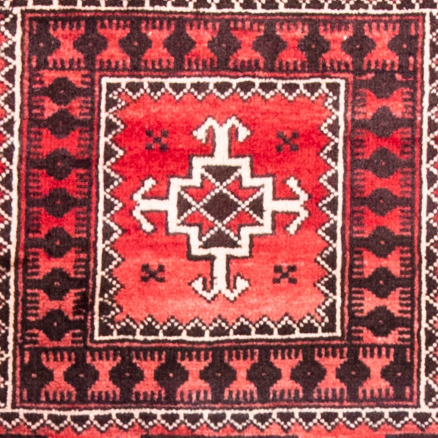 Løber Baluch-tæppe - 207 x 112 cm - rød