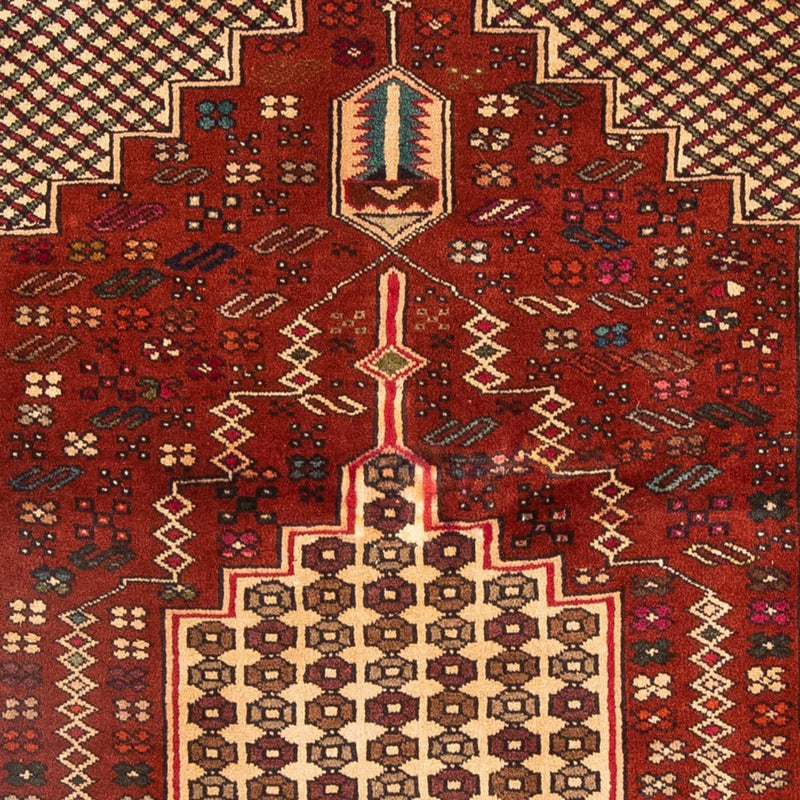 Baluch-tæppe firkantet  - 174 x 133 cm - rød