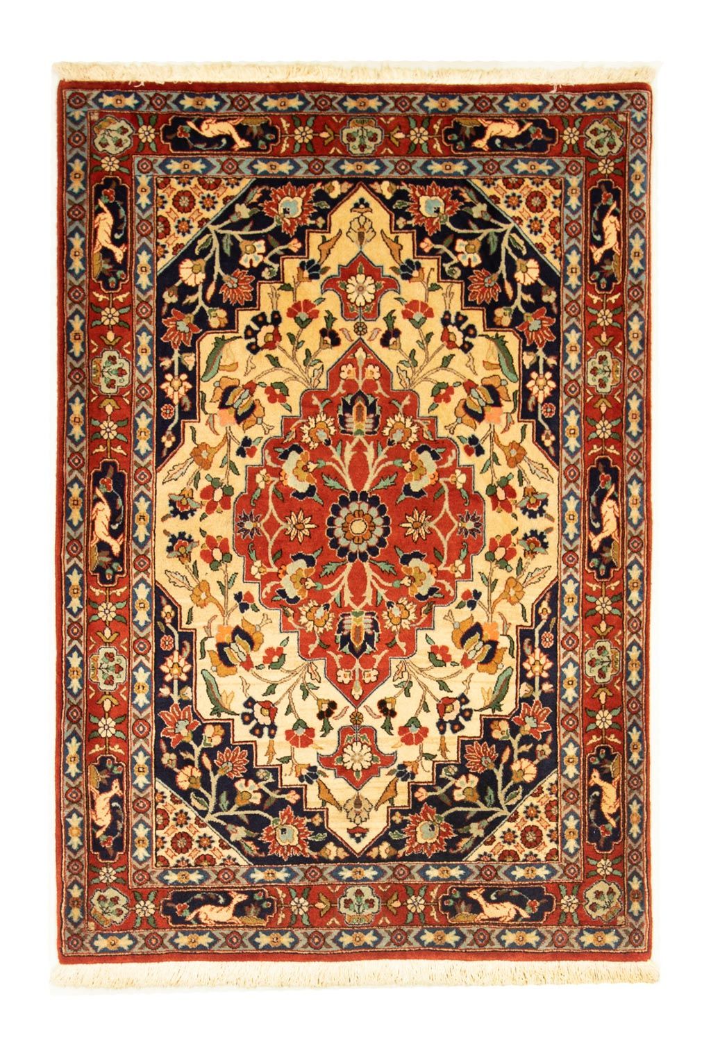 Persisk tæppe - Nomadisk - 155 x 106 cm - beige