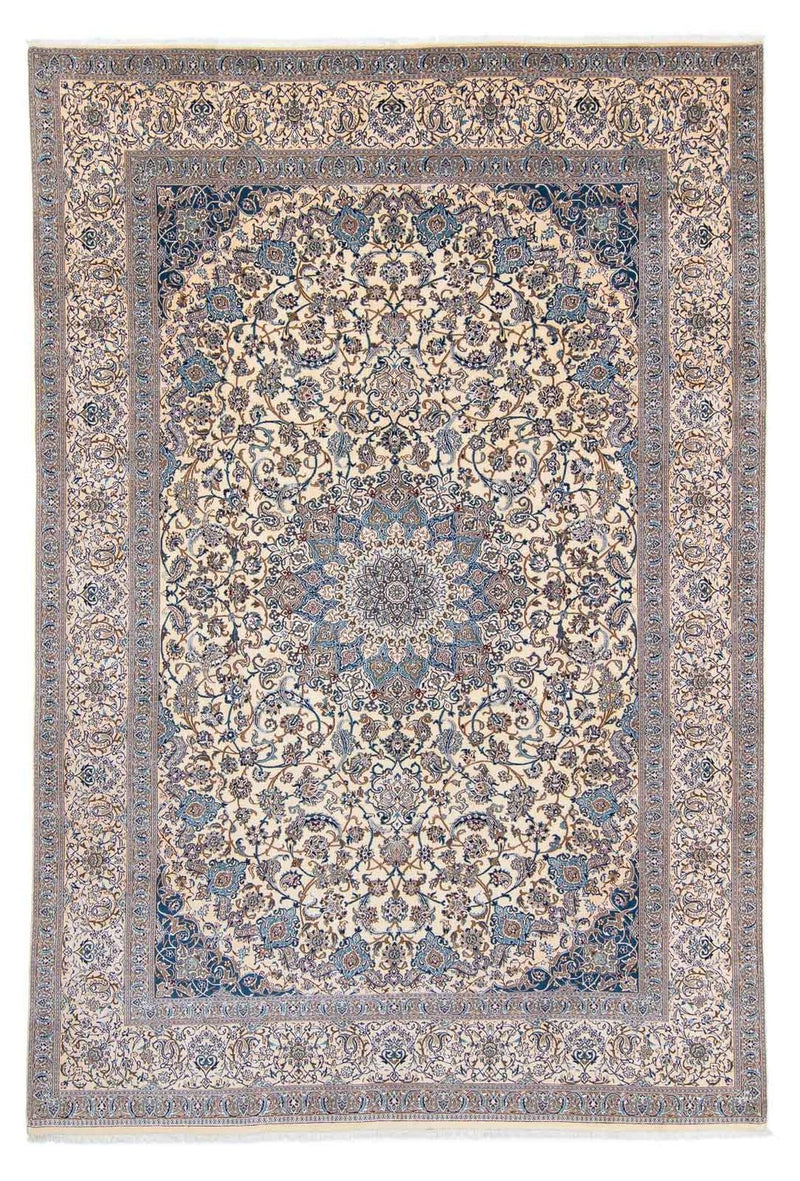 Persisk tæppe - Nain - Premium - 360 x 244 cm - beige