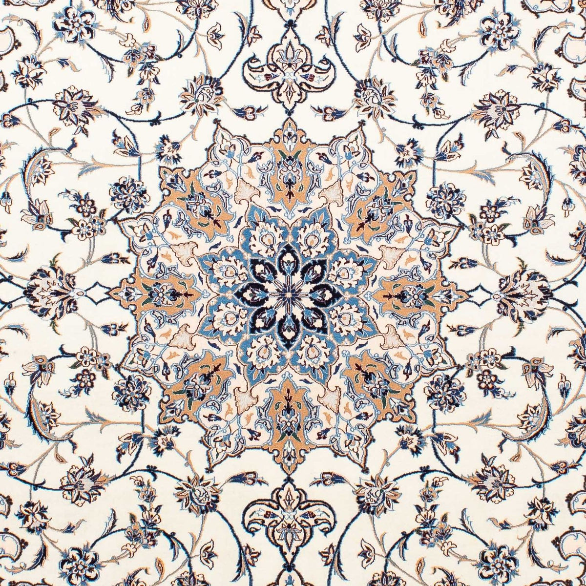 Persisk tæppe - Nain - Premium - 257 x 172 cm - beige