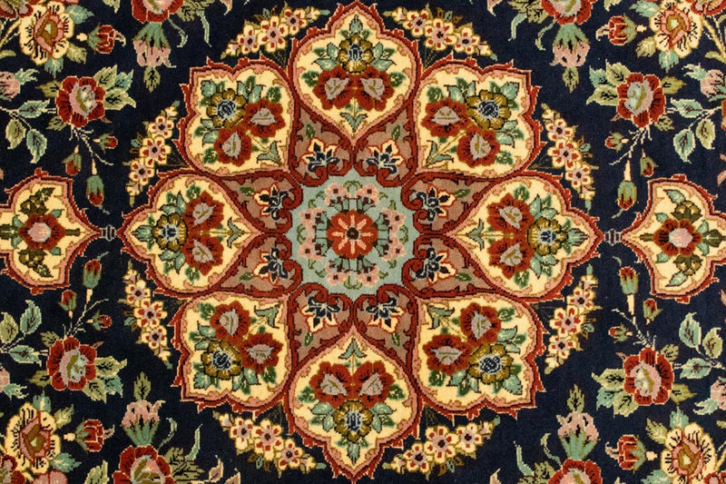 Persisk tæppe - Ghom - 170 x 108 cm - sort