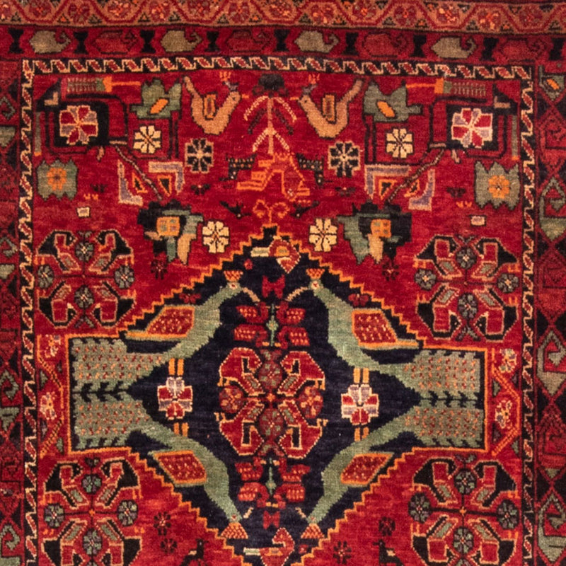 Løber Baluch-tæppe - 200 x 100 cm - rød