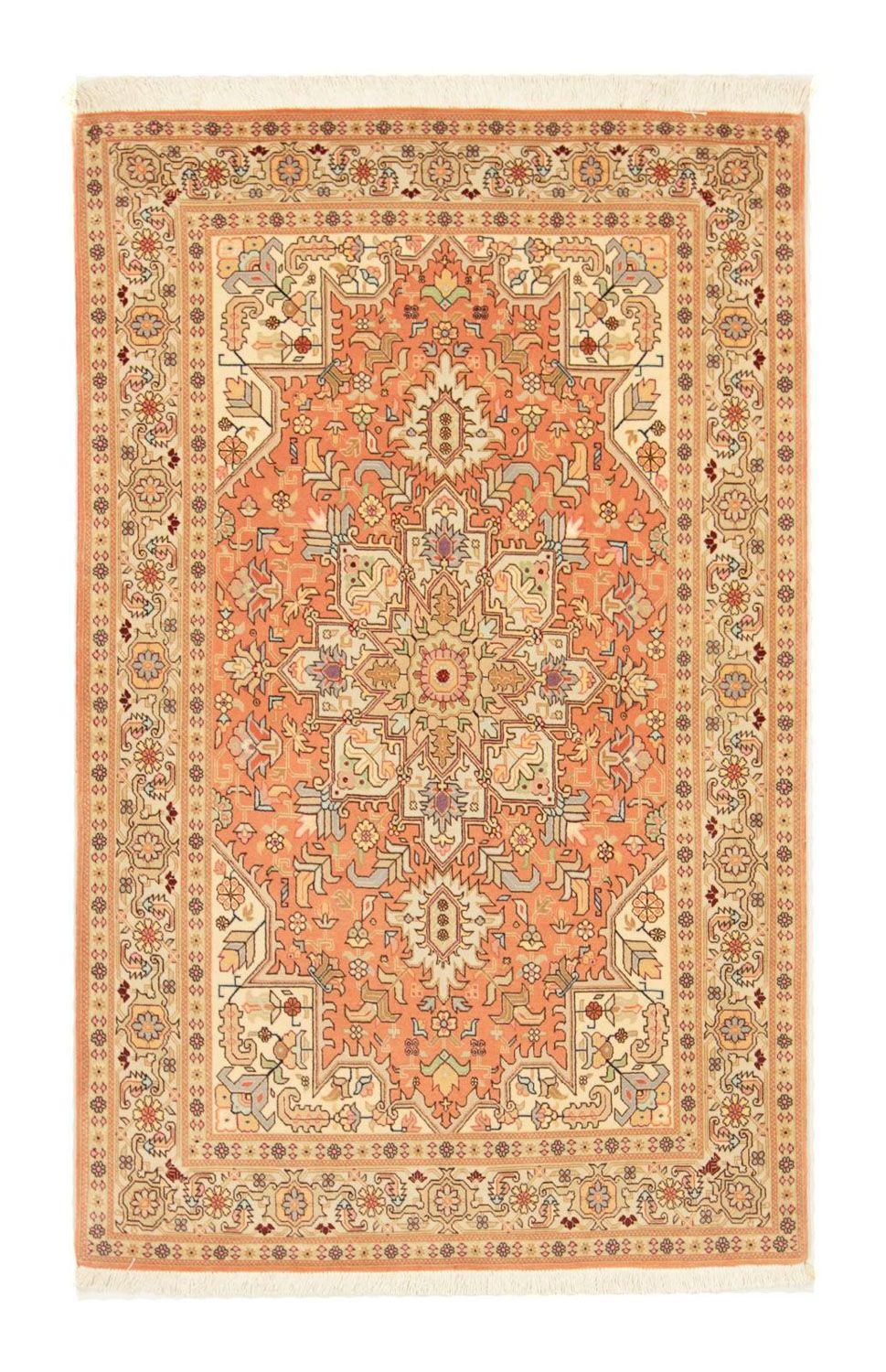 Persisk tæppe - Tabriz - Royal - 160 x 100 cm - lysrød