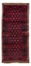 Løber Baluch-tæppe - 222 x 110 cm - mørkerød