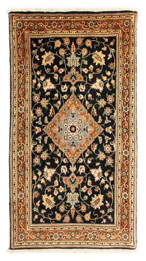 Persisk tæppe - Nomadisk - 136 x 73 cm - mørkeblå