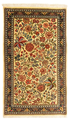 Persisk tæppe - Ghom - 128 x 77 cm - beige