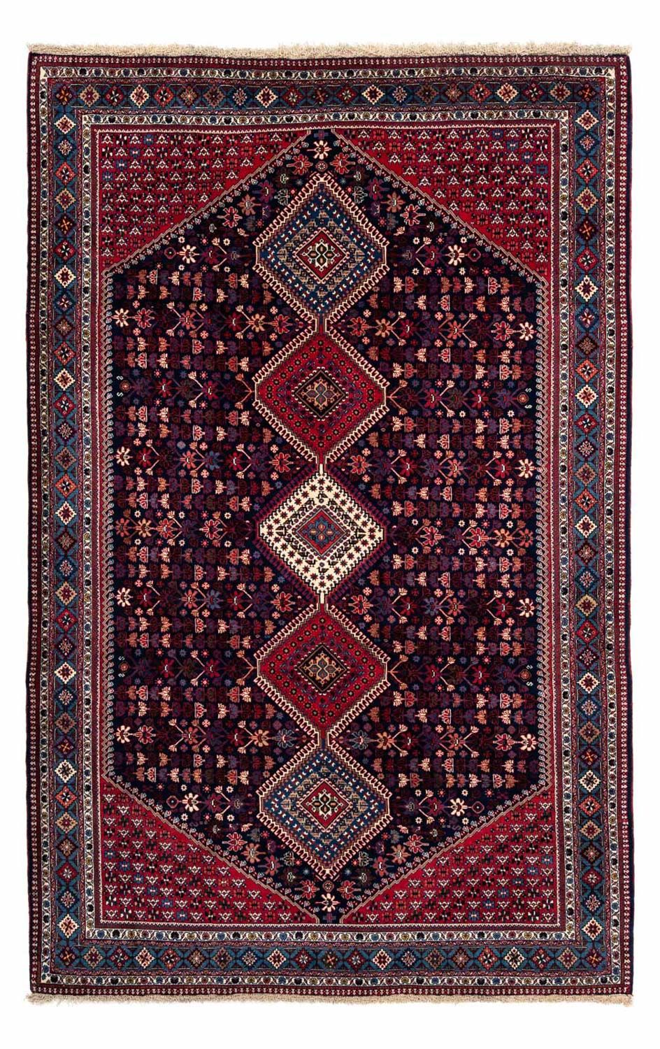Persisk tæppe - Nomadisk - 313 x 207 cm - mørkeblå