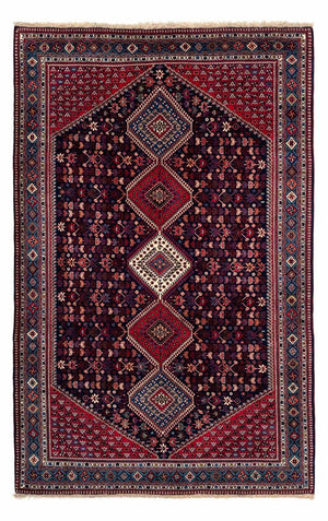 Persisk tæppe - Nomadisk - 313 x 207 cm - mørkeblå