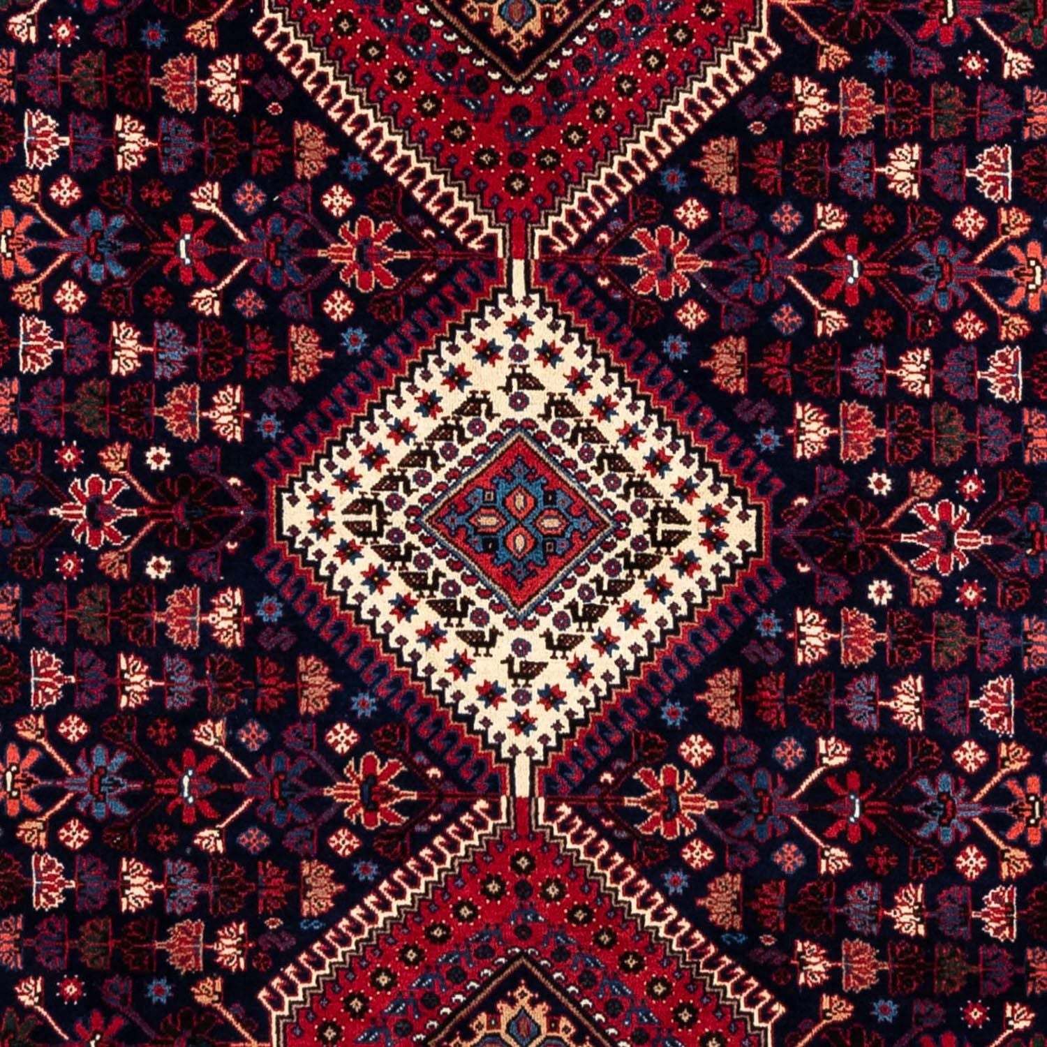 Persisk tæppe - Nomadisk - 313 x 207 cm - mørkeblå