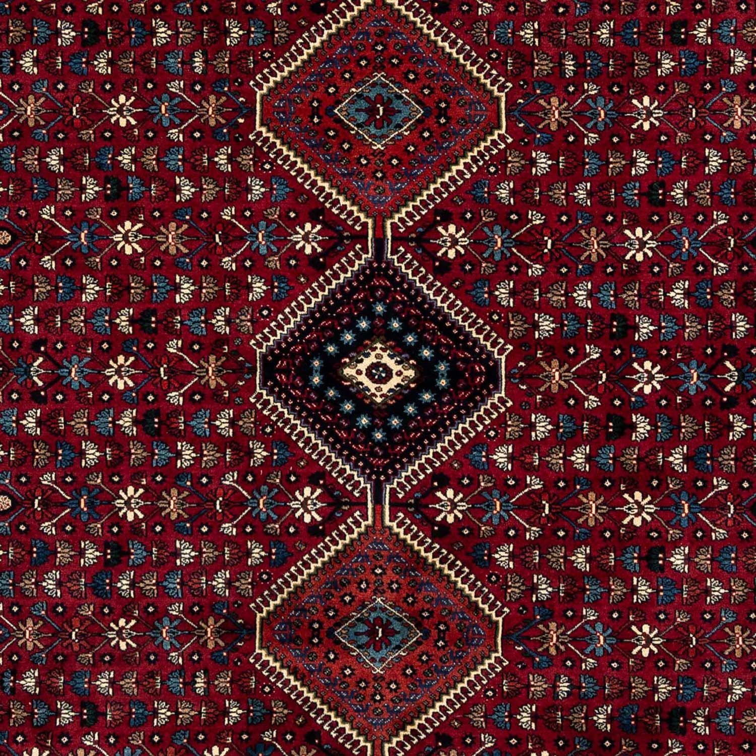 Persisk tæppe - Nomadisk - 298 x 204 cm - mørkerød