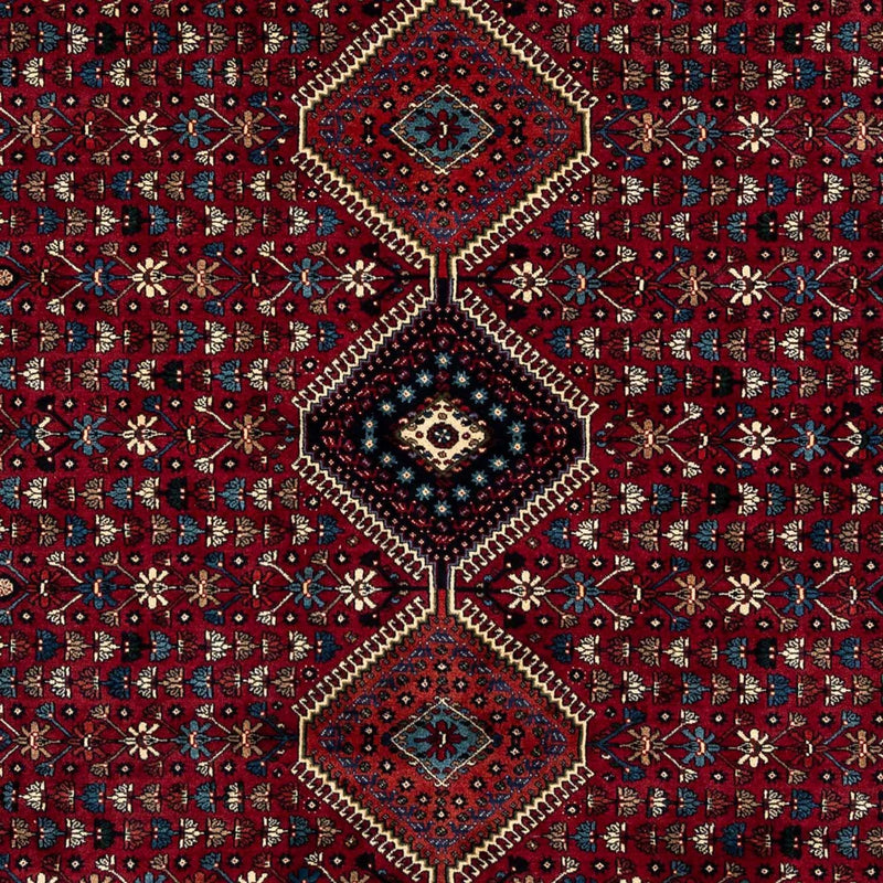 Persisk tæppe - Nomadisk - 298 x 204 cm - mørkerød