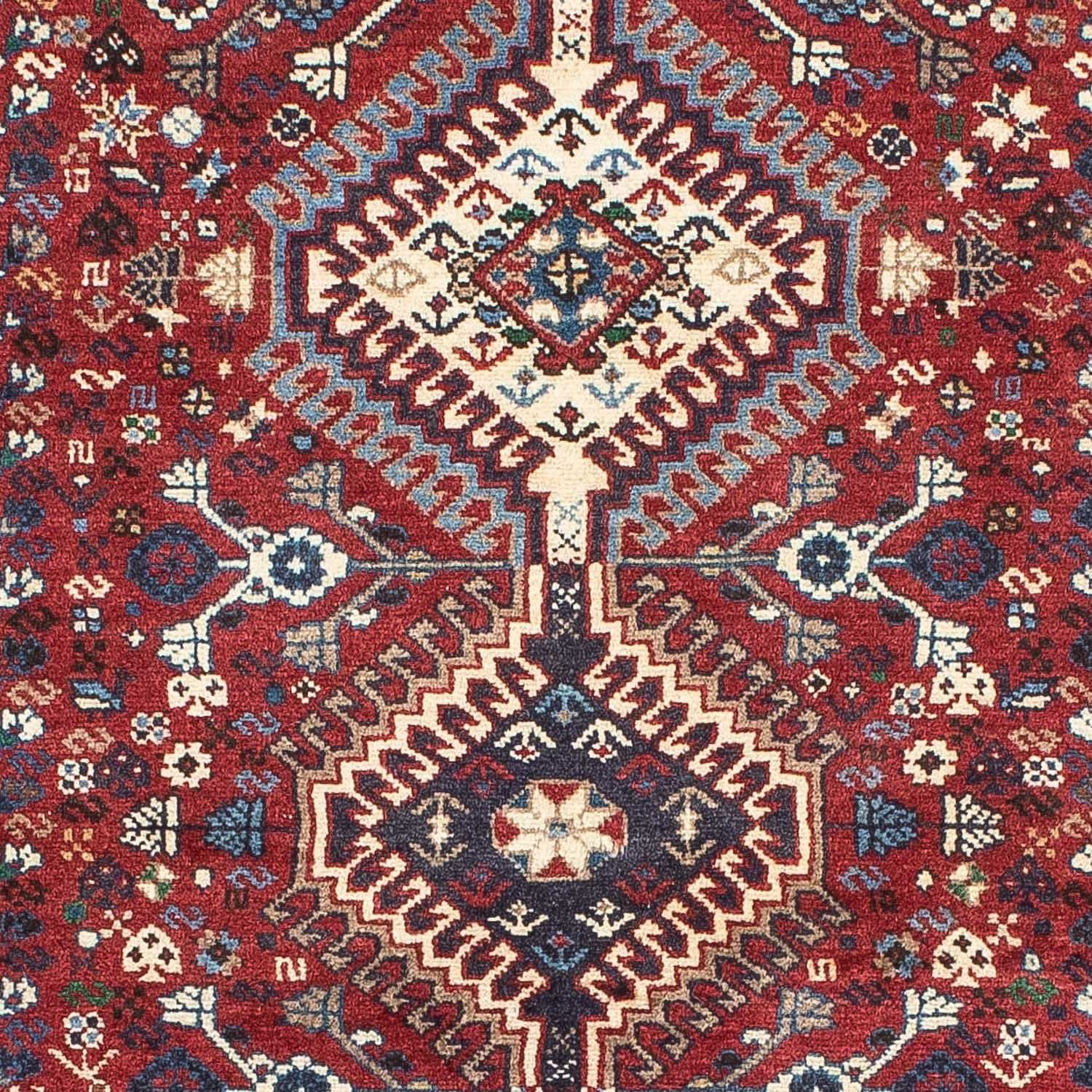 Løber Persisk tæppe - Nomadisk - 198 x 84 cm - mørkerød