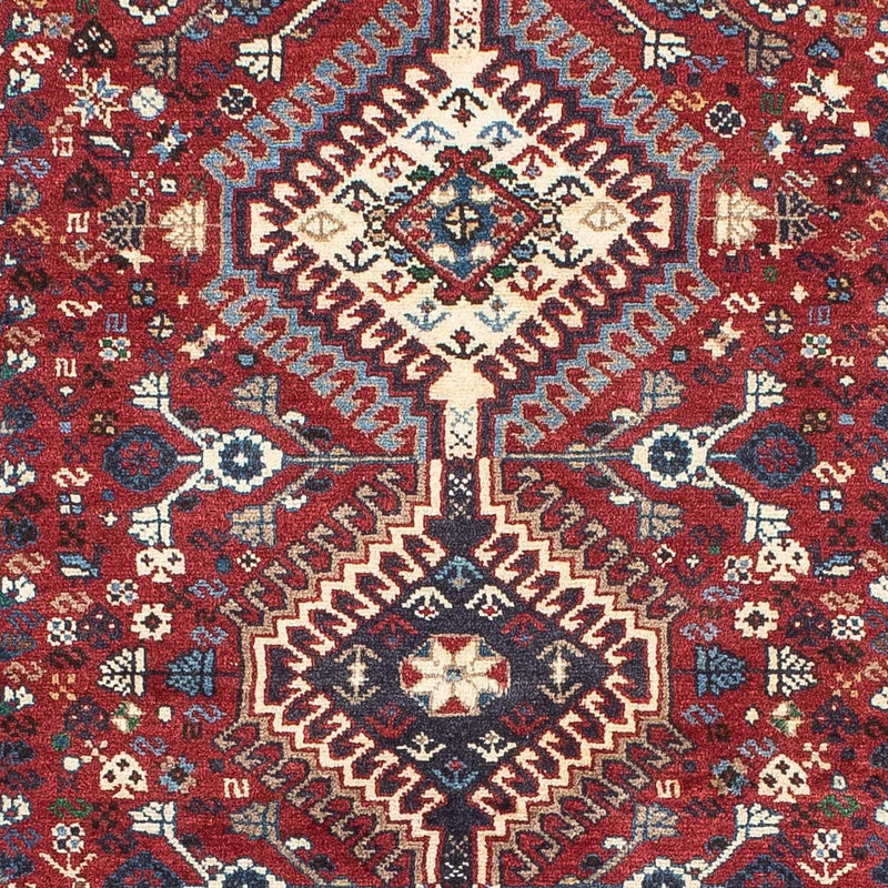 Løber Persisk tæppe - Nomadisk - 198 x 84 cm - mørkerød