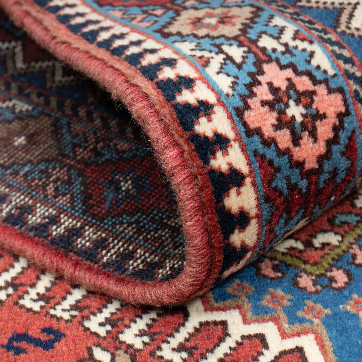 Løber Persisk tæppe - Nomadisk - 190 x 80 cm - mørkeblå