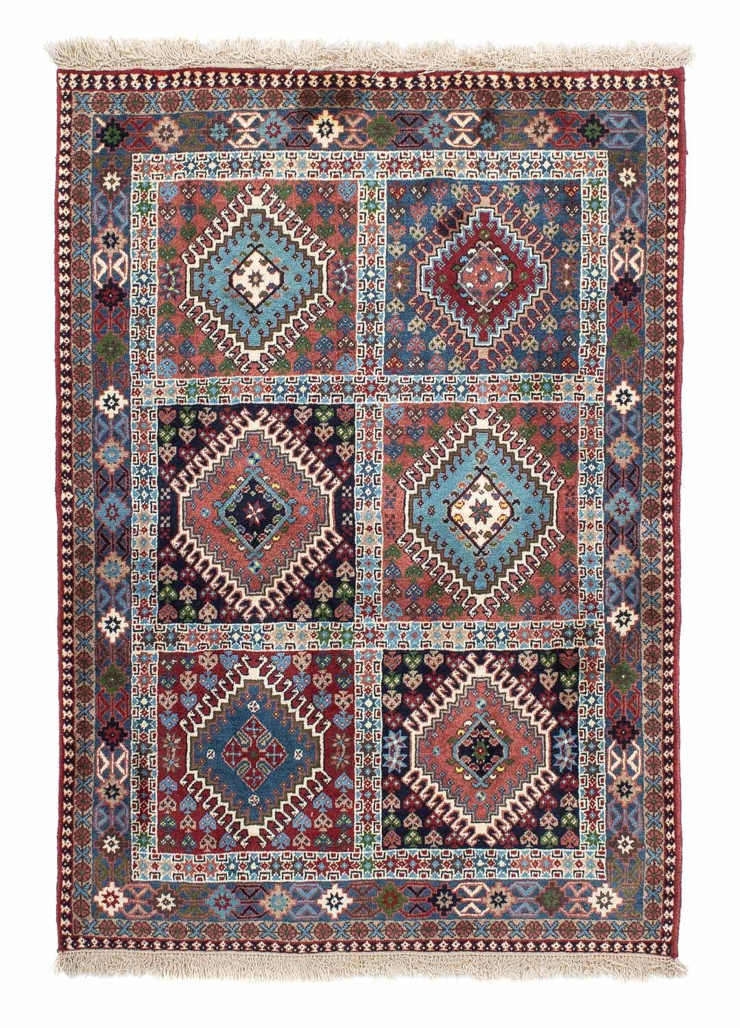 Persisk tæppe - Nomadisk - 142 x 99 cm - lysrød