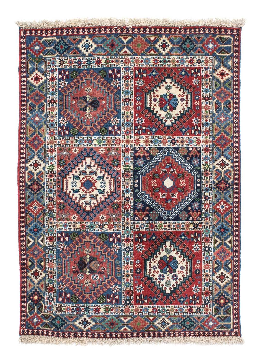Persisk tæppe - Nomadisk - 143 x 99 cm - blå
