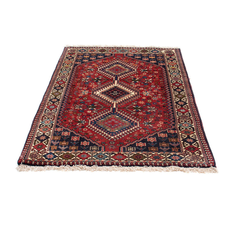 Persisk tæppe - Nomadisk - 151 x 103 cm - mørkerød
